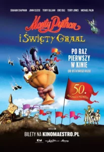 Plakat filmu "Monty Python i Święty Graal"