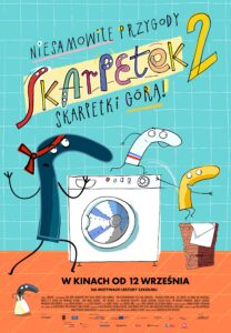Plakat filmu "Niesamowite przygody skarpetek 2. Skarpetki górą!"