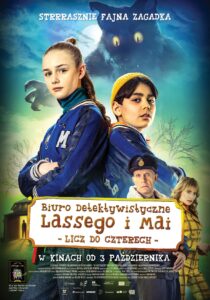 Plakat filmu "Biuro Detektywistyczne Lassego i Mai: Licz do czterech"