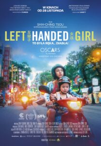 Plakat filmu "Left-Handed Girl. To była ręka... diabła!"
